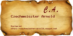 Czechmeiszter Arnold névjegykártya